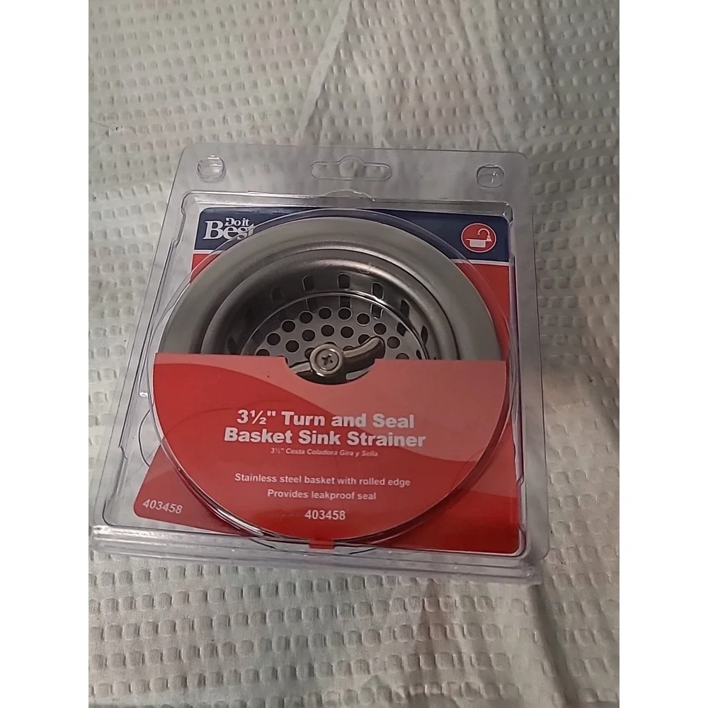 Do it 3-1/2 In. Chrome Turn 'n Seal Basket Strainer Assembly Missing Nut